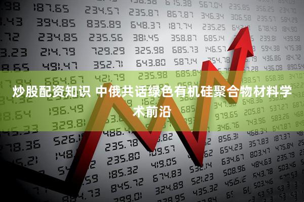 炒股配资知识 中俄共话绿色有机硅聚合物材料学术前沿