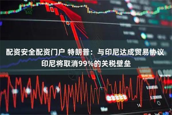配资安全配资门户 特朗普：与印尼达成贸易协议 印尼将取消99%的关税壁垒